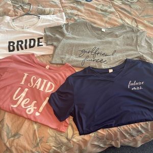 4 short sleeve engagement shirts